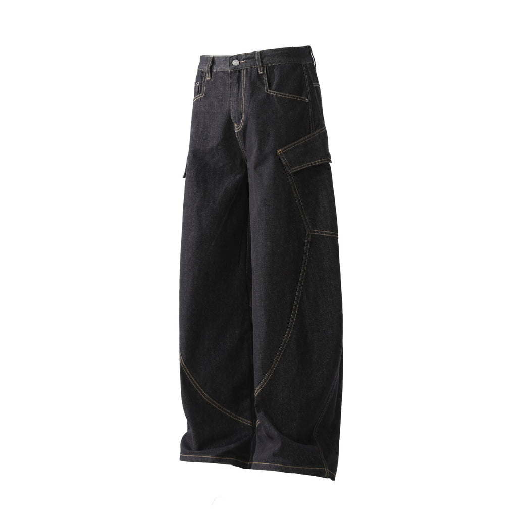 New vintage loose straight jeans